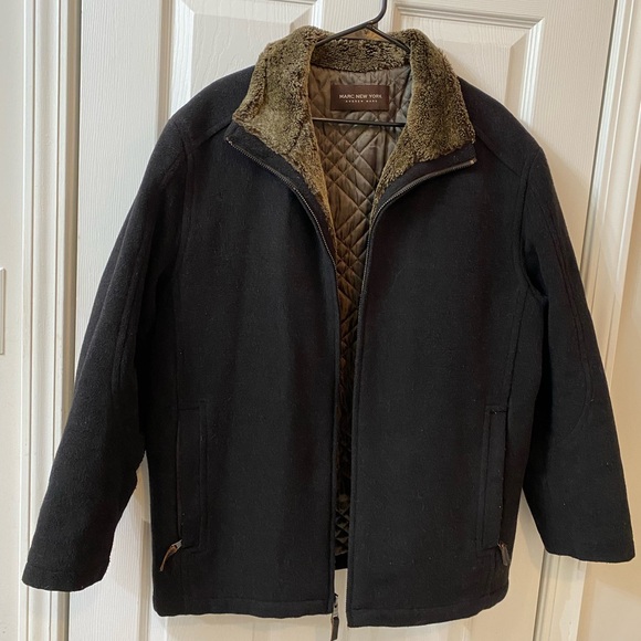 Marc New York Sherpa lined full zip fleece Jackets men’s size Large - Picture 9 of 11